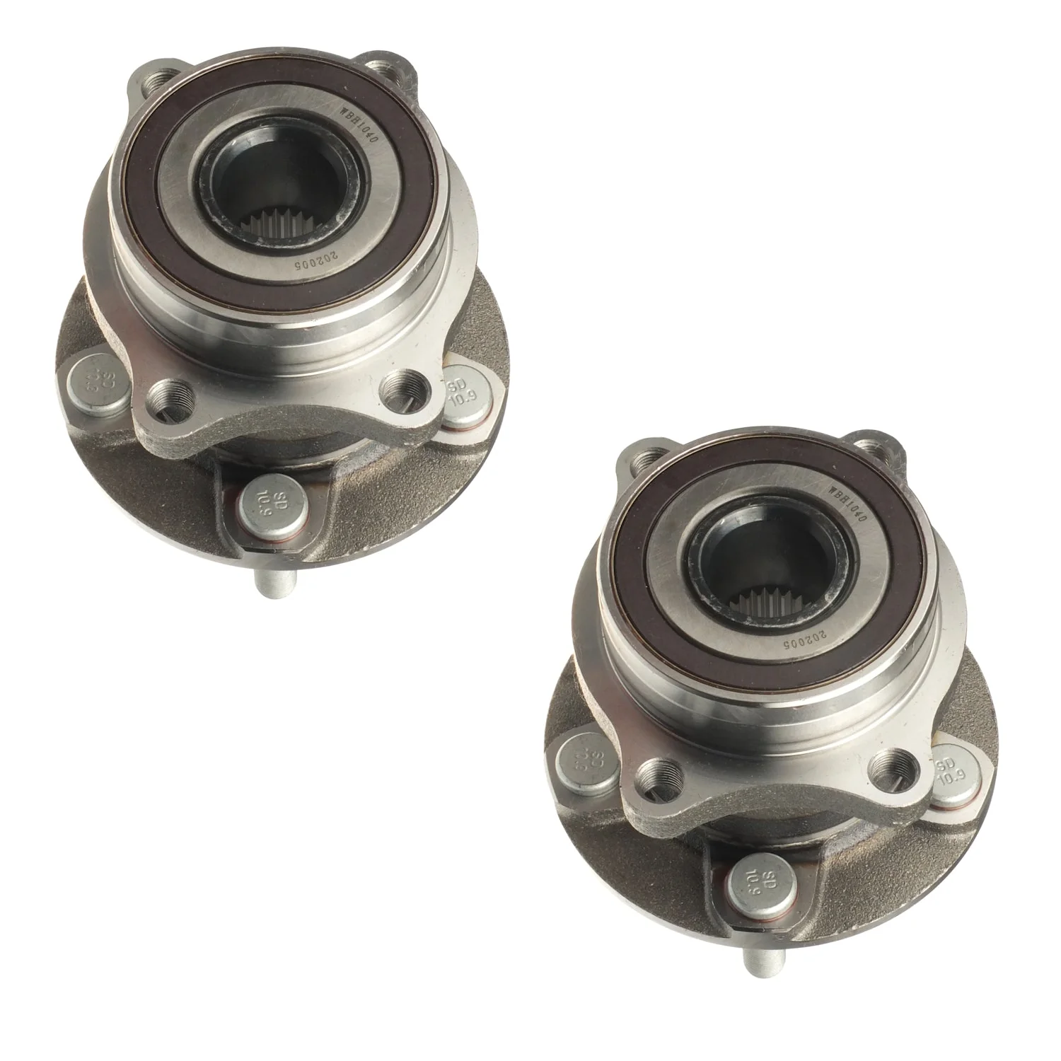 2 x Rear Wheel Bearing Hubs For Subaru BRZ ZC Forester SH Impreza GH G3 GE GK GT
