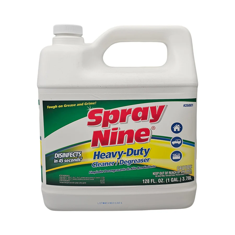 Spray Nine 26801 Heavy Duty Cleaner, Degreaser & Disinfectant for Automotive & Industrial. 4L