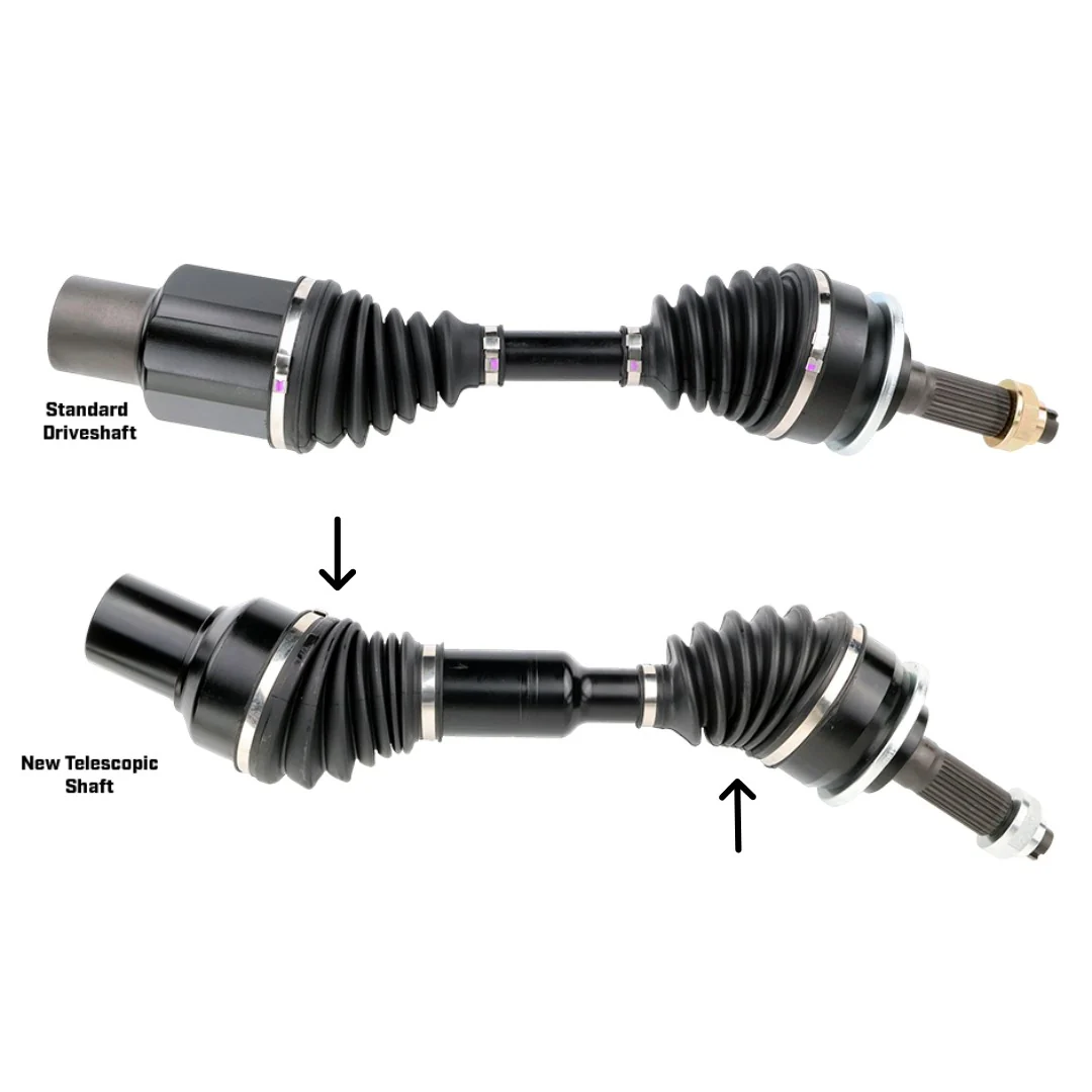 2X Front Extended Drive Shaft for Ford Ranger PX1 PX2 PX3, Mazda BT50 UP UR 4WD