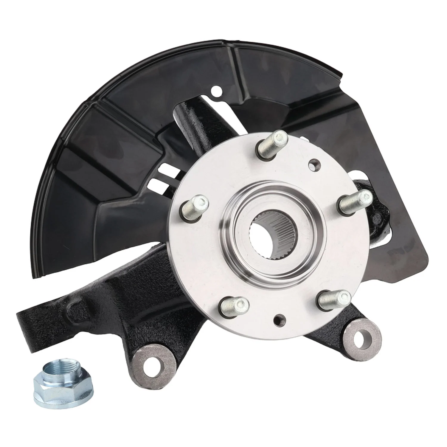 Left Front Wheel Bearing, Hub + Knuckle for Mazda CX-7 ER, Mazda CX-9 TB