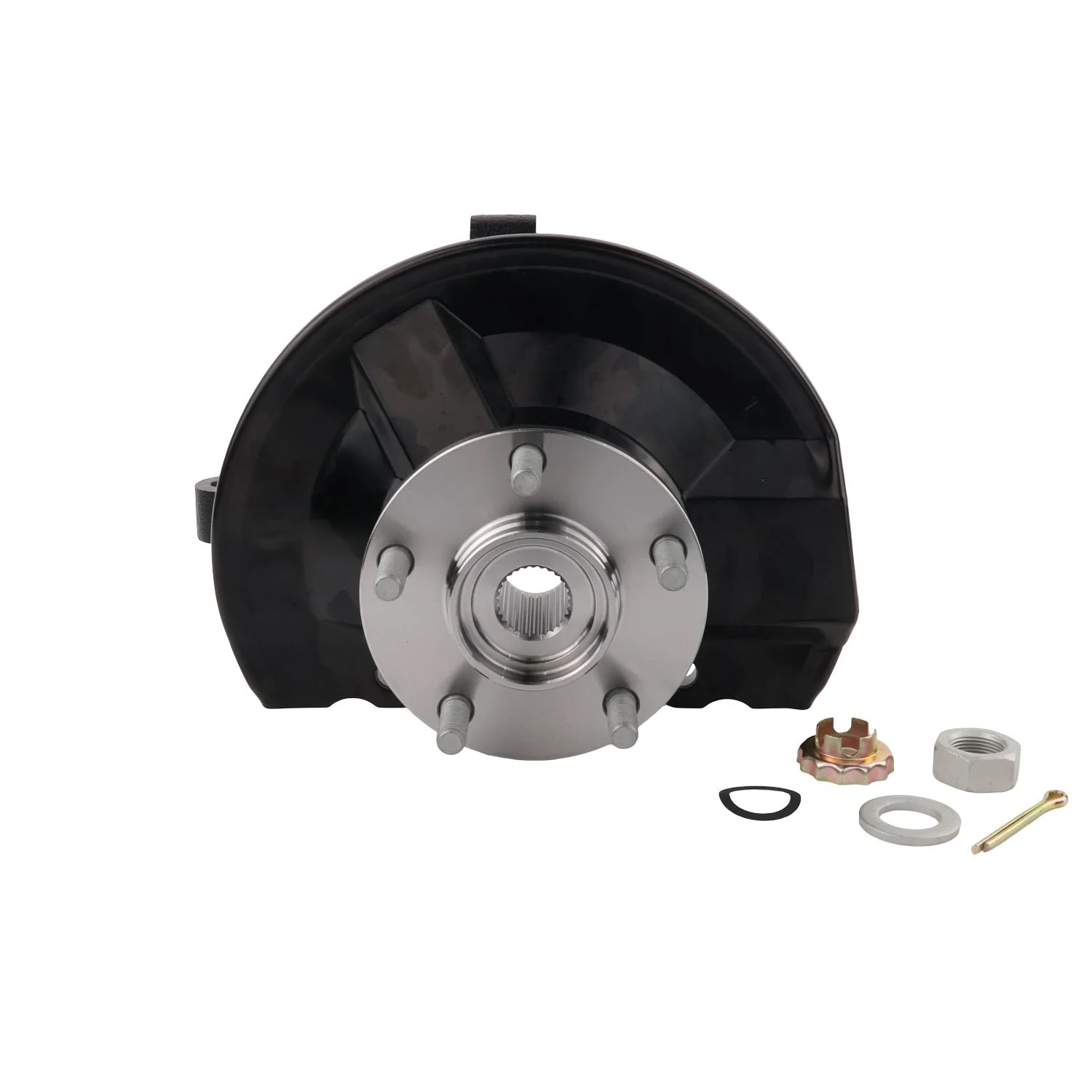 Left Front Wheel Bearing, Hub + Knuckle for Jeep Compass MK, Jeep Patriot MK, Dodge Caliber PM
