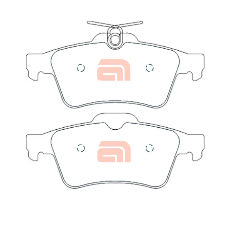 Rear Brake Pads For Mazda 3 Mazda3 BL BK 2.0L 2.2L 2003-2014 - Image 2