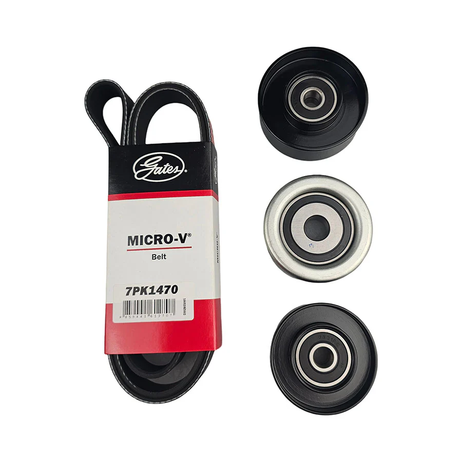 Drive Belt & 3 EP For Toyota Hiace KDH221 KDH223 1KD-FTV 1KDFTV