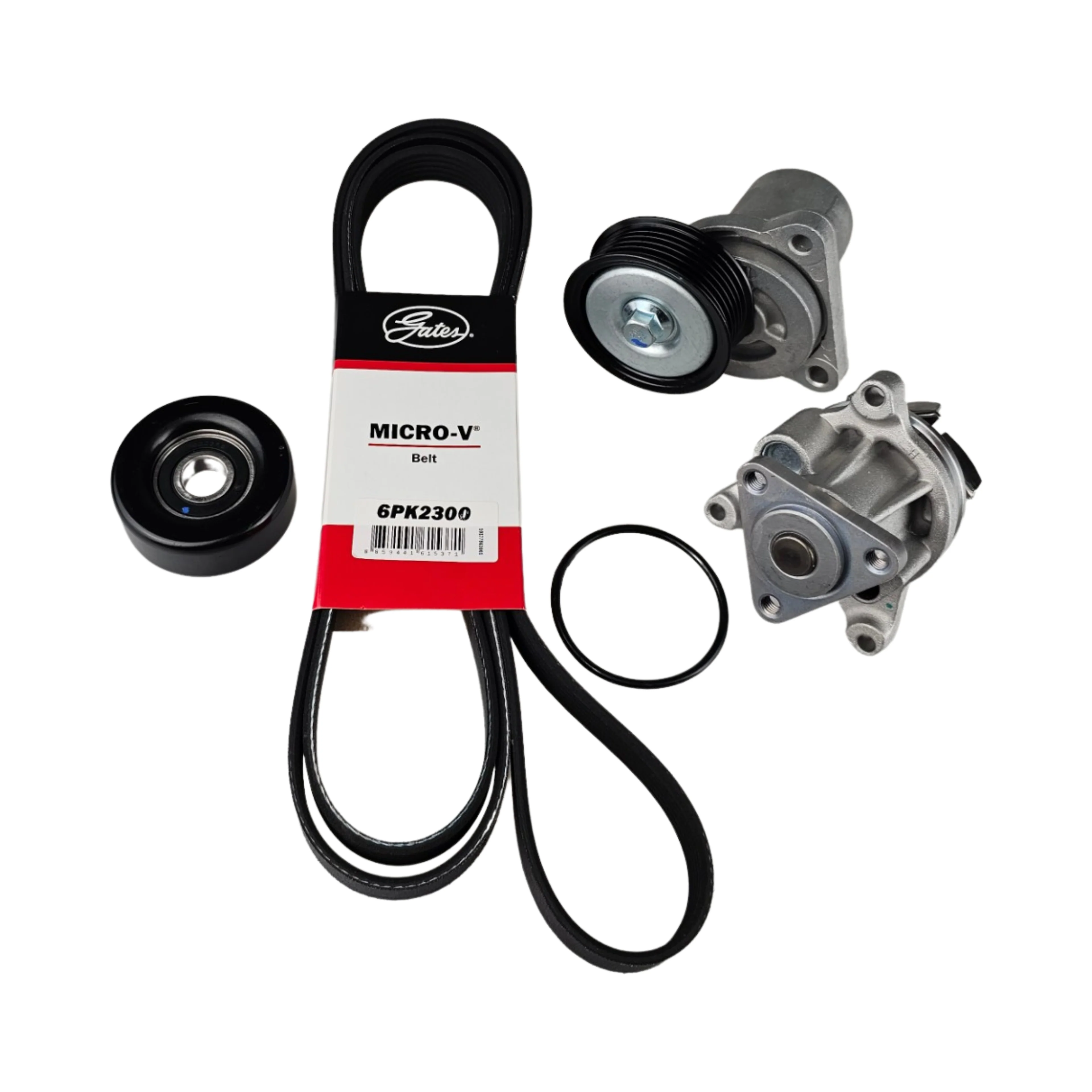 Drive Belt Idler Tensioner & Water Pump Kit For Mazda CX-7 ER5 2.5L L5 FWD Auto