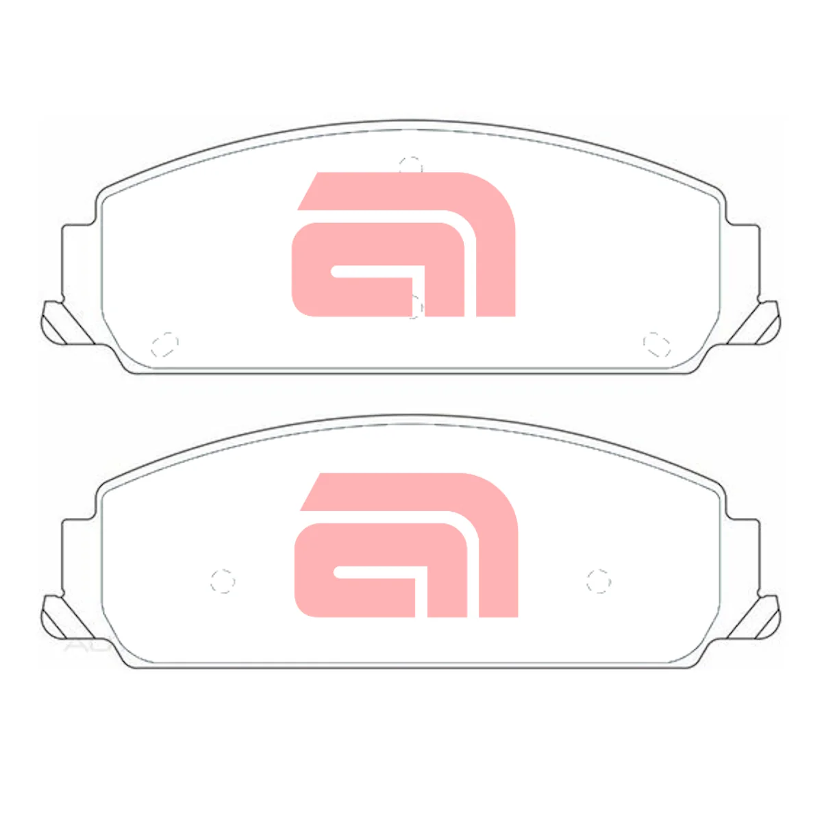 Front Brake Pads for Holden Commodore/Calais VE VF Caprice/Statesman WM WN - Image 2