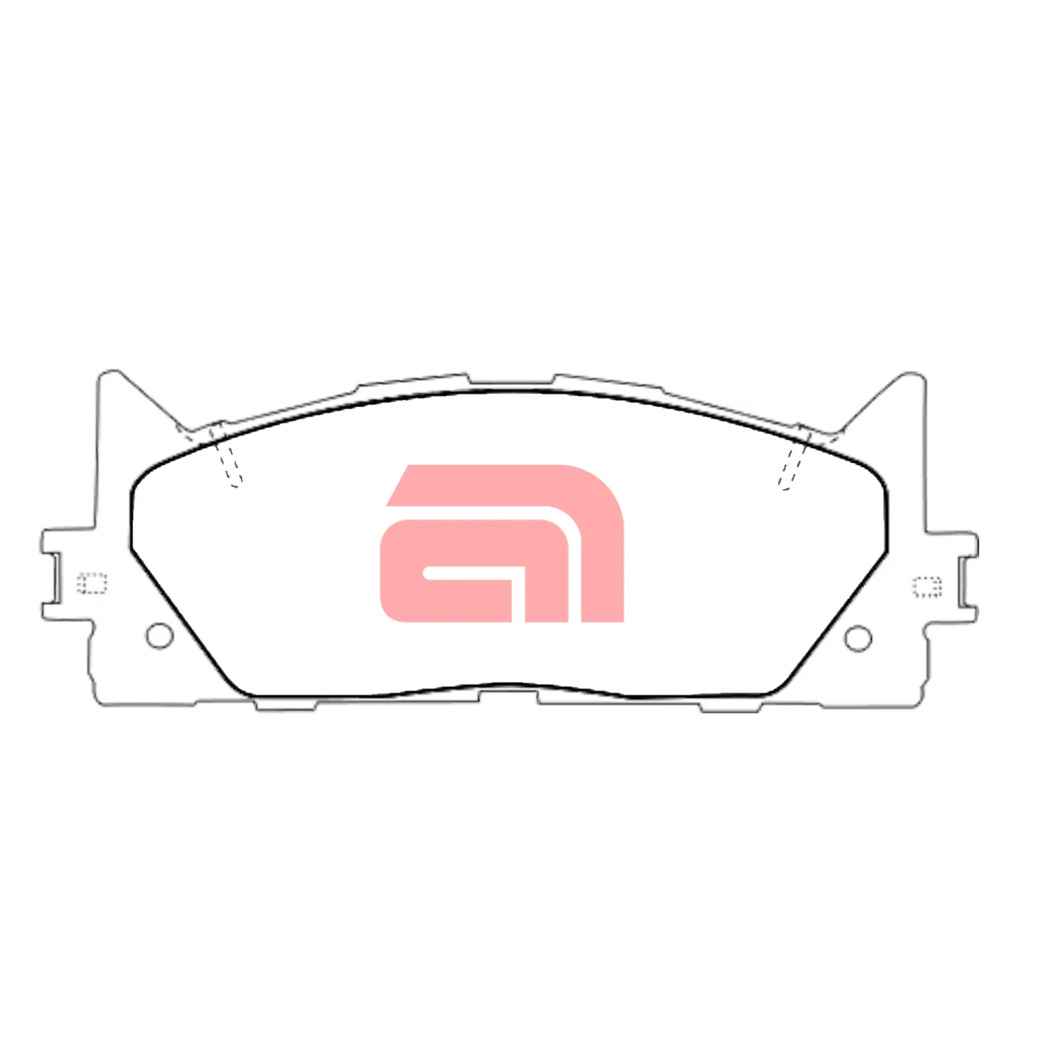 Front Brake Pads for Toyota Camry ACV40 AHV40 AVV50 Aurion GSV50 Lexus ES AWV60 - Image 2