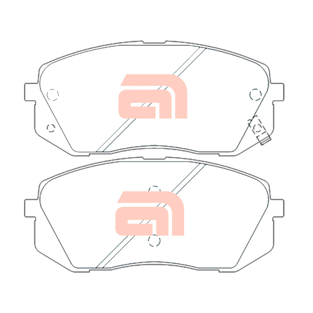 Front Brake Pads + Rotors for Hyundai iX35 LM, i45 YF, Sonata NF, Tucson JM - Image 2
