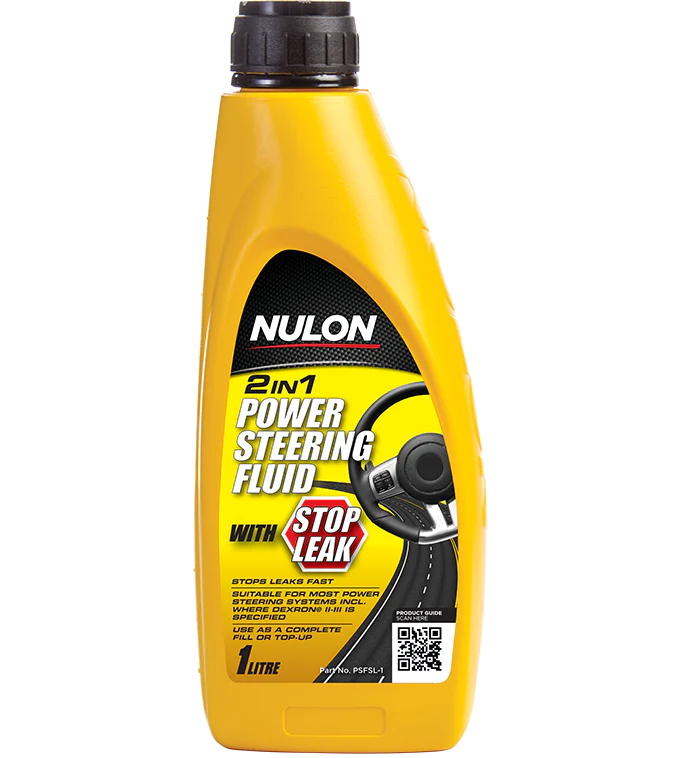Nulon 2 in 1 Power Steering Fluid with Stop Leak 1 Litre - PSFSL-1