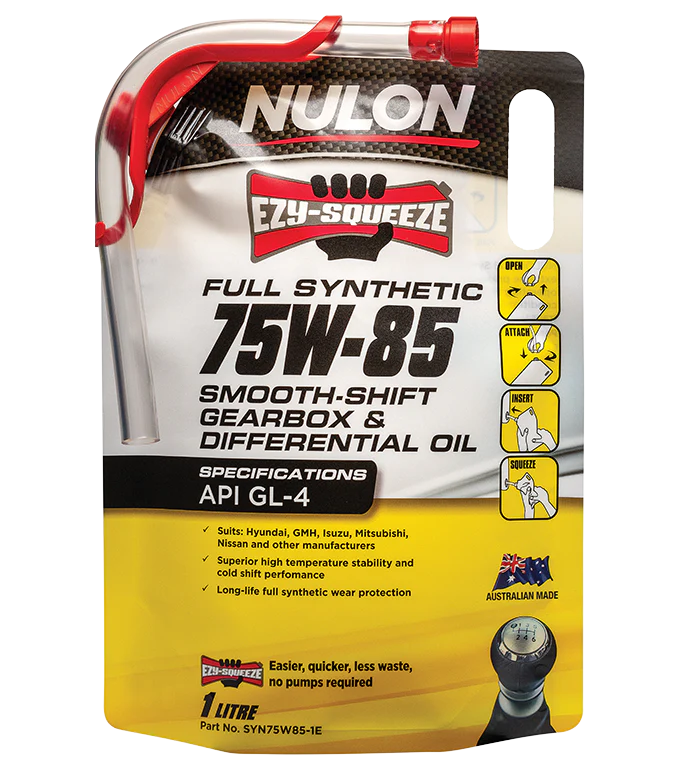 Nulon Full Synthetic 75W-85 Manual Gearbox and Transaxle Oil 1 Litre - SYN75W85-1E