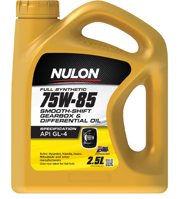 Nulon Full Synthetic 75W-85 Manual Gearbox and Transaxle Oil 2.5 Litres - SYN75W85-2.5