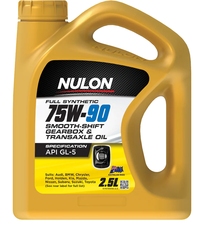 Nulon Full Synthetic 75W-90 Performance Manual, Transaxle Oil 2.5 Litres - SYN75W90-2.5