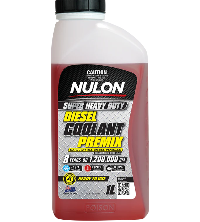 Nulon Super Heavy Duty Diesel Coolant Premix 1 Litre - HDDCTU-1