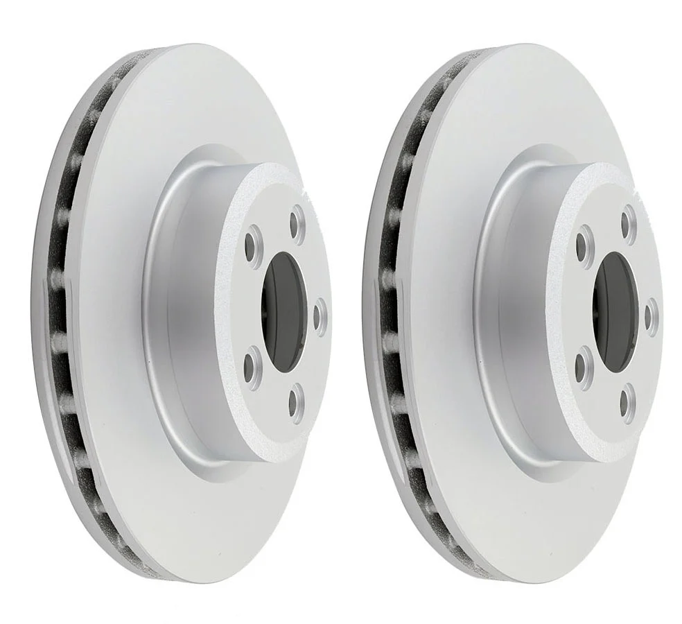Pair Front Brake Disc Rotors For Ford Territory SX SY SZ 322mm